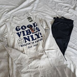 NWT Primark 2pc Pajamas Set SZ S. M